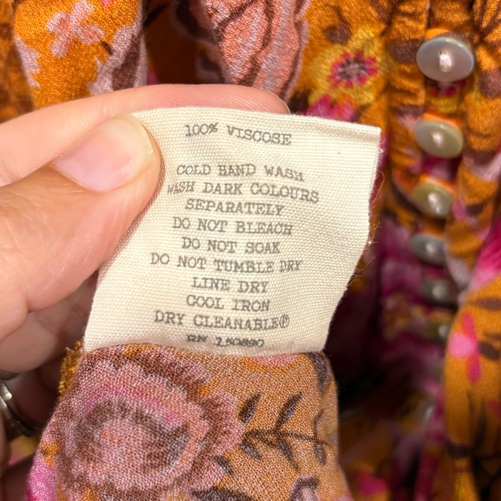 Spell *rare* Babushka gown in Amber - Picture 9 of 9